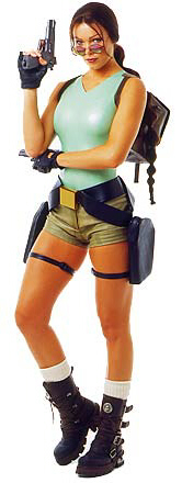 A simple body suit and shorts makes easy movement.